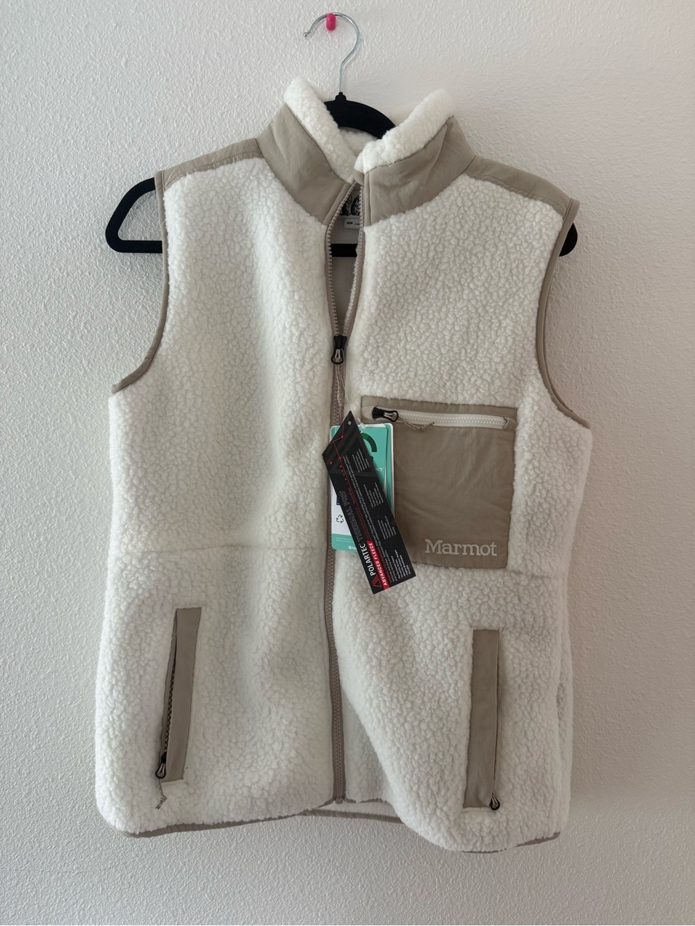 NWT Marmot Wiley Polartec Vest